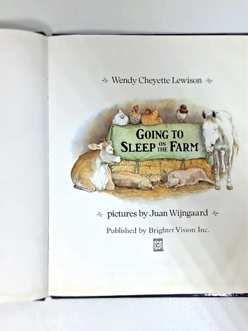 Going To Sleep On The Farm by Wendy Cheyette Lewison, Children's Book